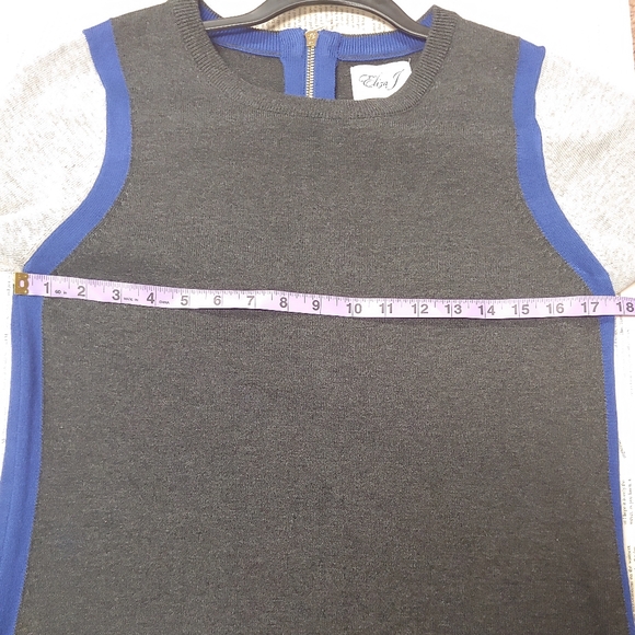 Eliza J Colour Blocked Sweater Dress - Picture 6 of 7